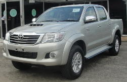new 2016, 2017 Toyota Vigo Hilux Champ in Silver Metallic